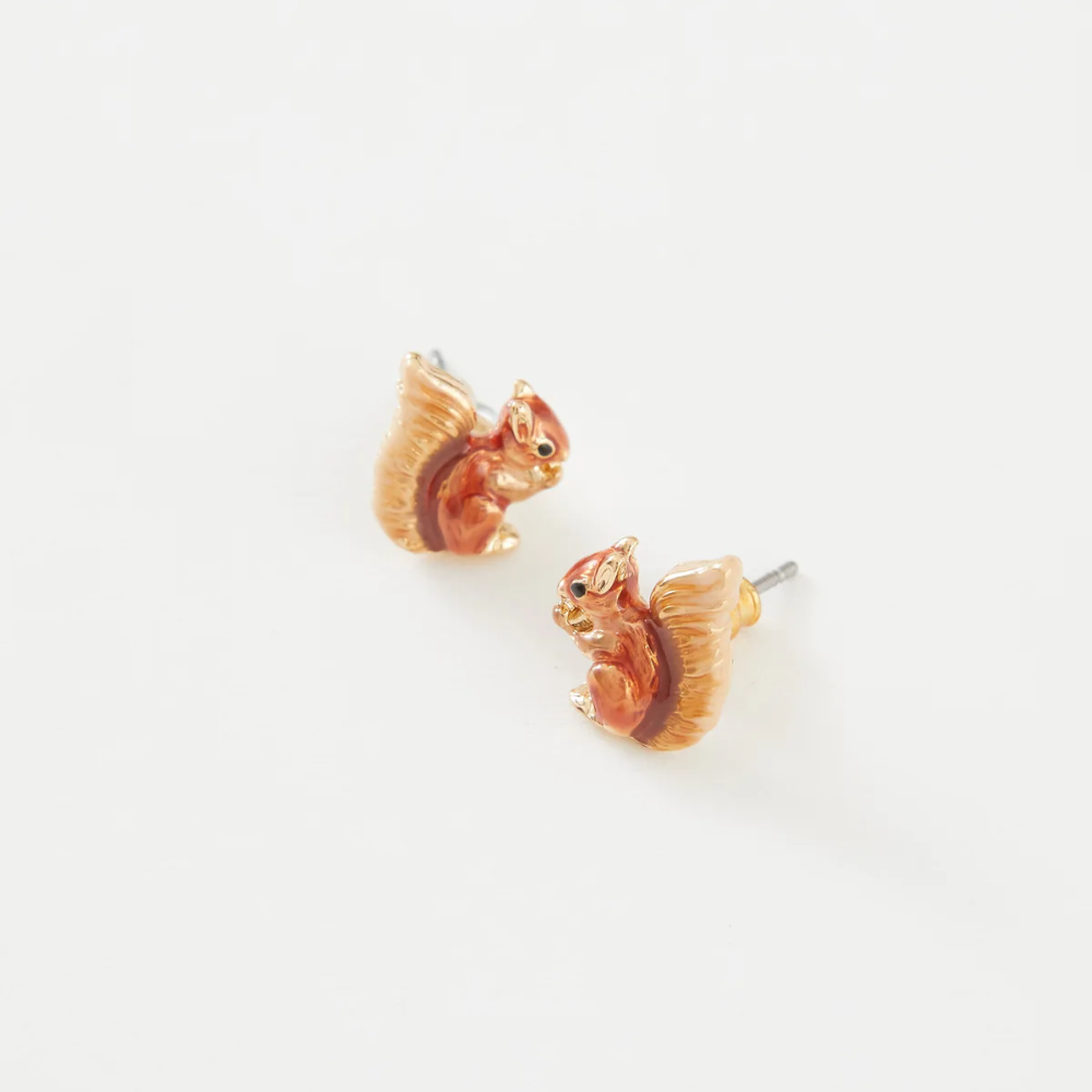 #2 Boucles d'oreilles - Red Squirrel